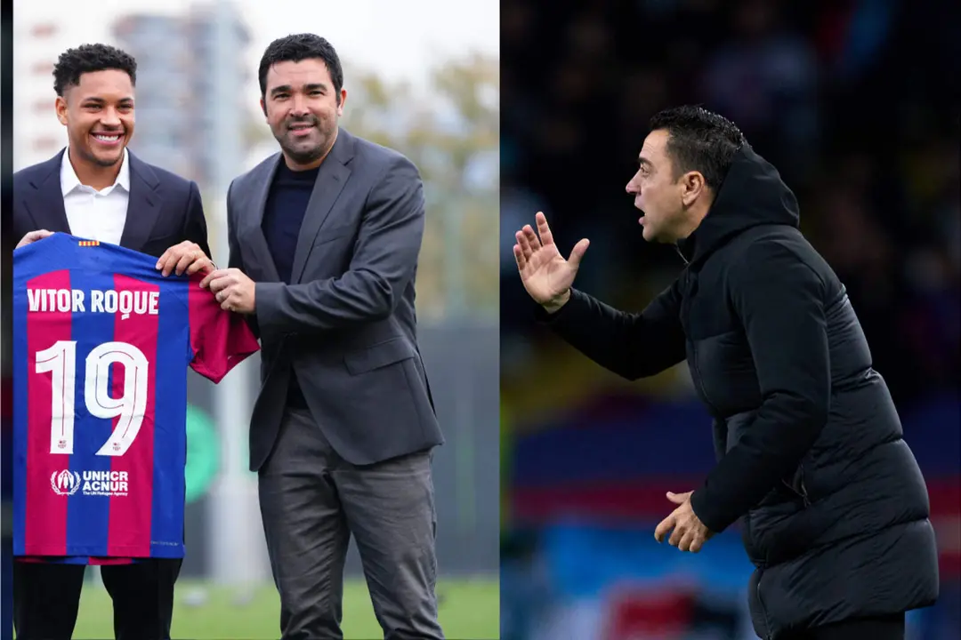 Vitor Roque es la manzana de la discordia que separa a Xavi de Deco
