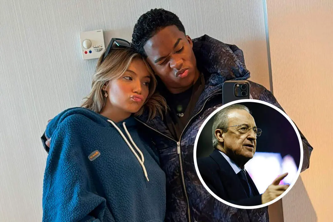 Florentino ha quedado sorprendido con el contrato de pareja de Endrick y Gabriely Miranda