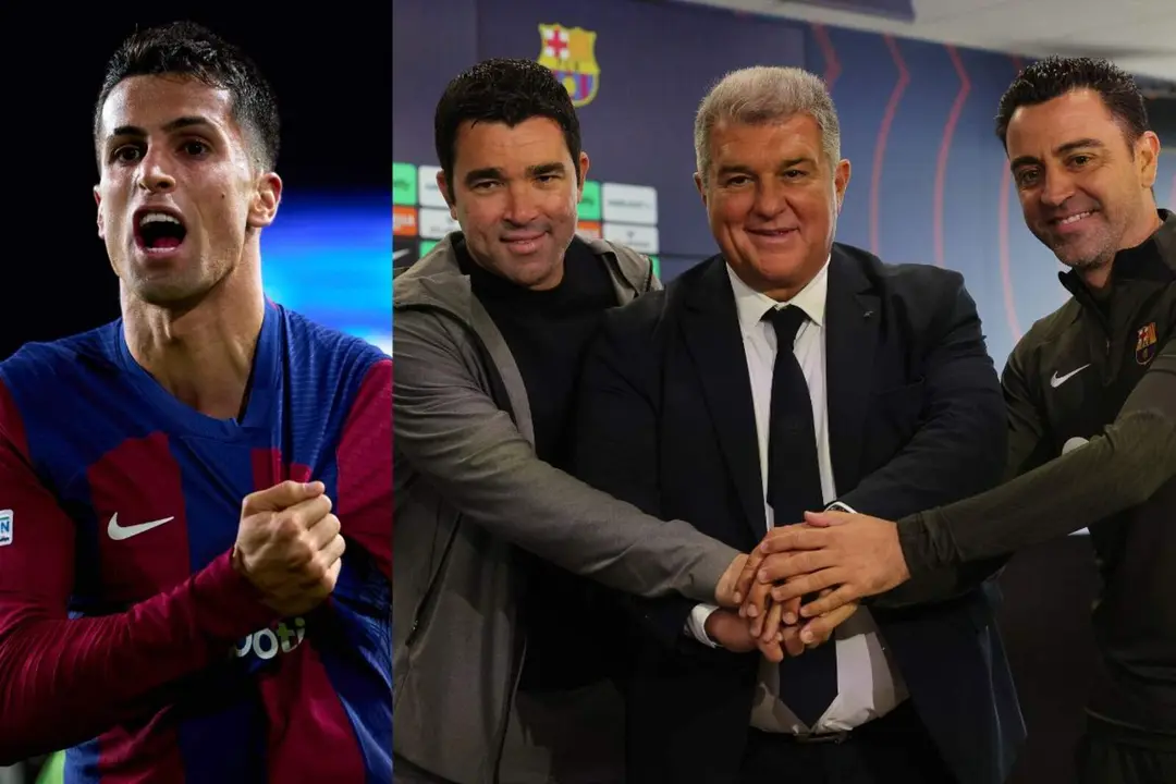 Xavi y Deco deciden seguir adelante con la continuidad de Cancelo