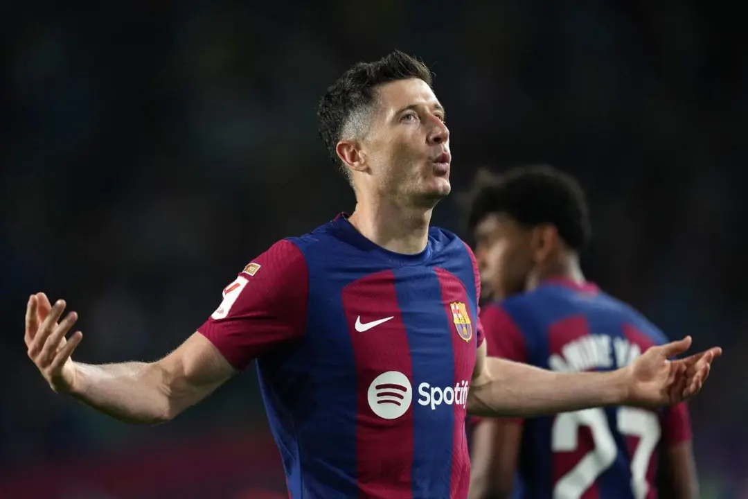 Lewandowski suma 24 goles entre todas las competiciones