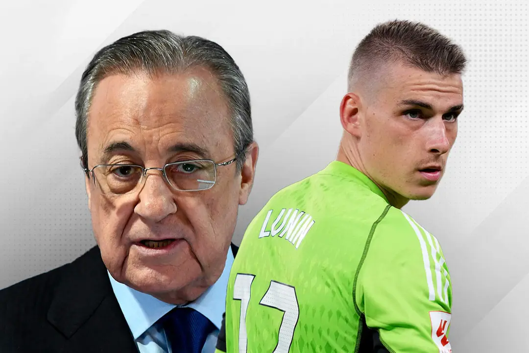 Lunin llega con una oferta, Florentino le abre las puertas
