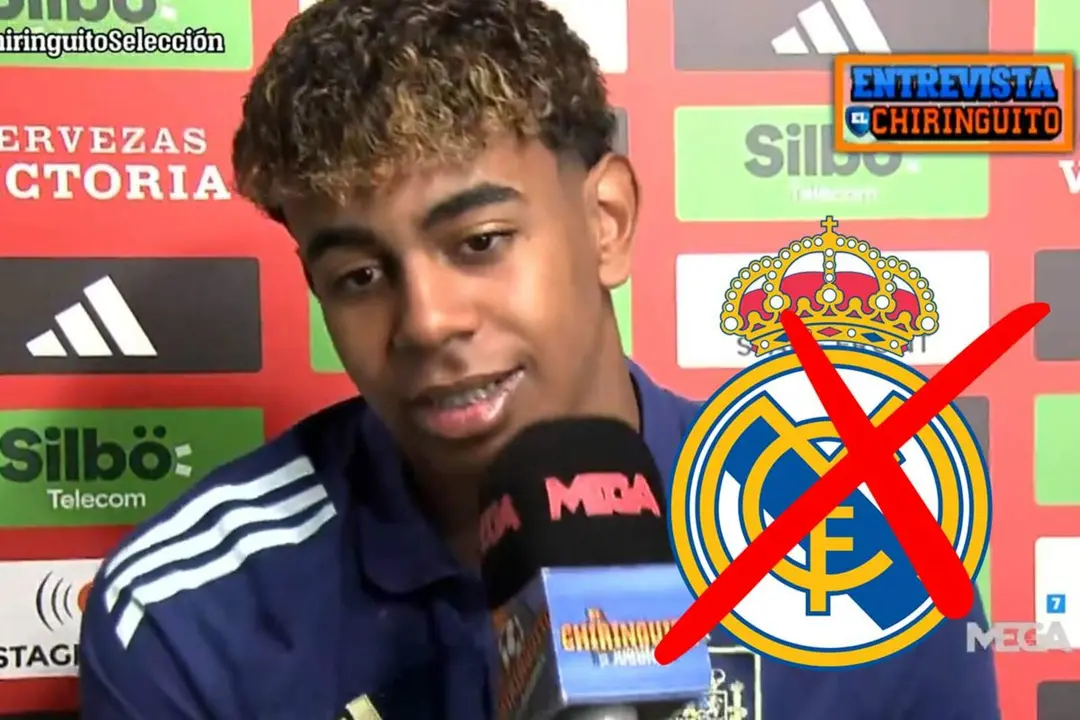 Lamine Yamal rechaza al Real Madrid en 'El Chiringuito'