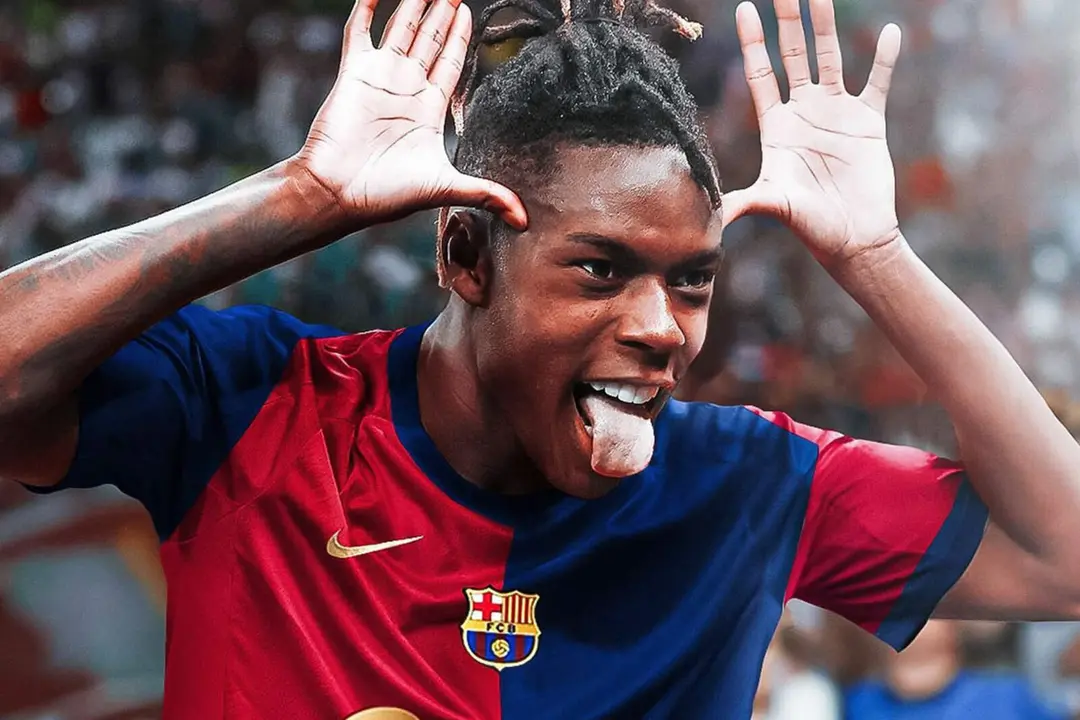 Nico Williams con la camiseta del FC Barcelona