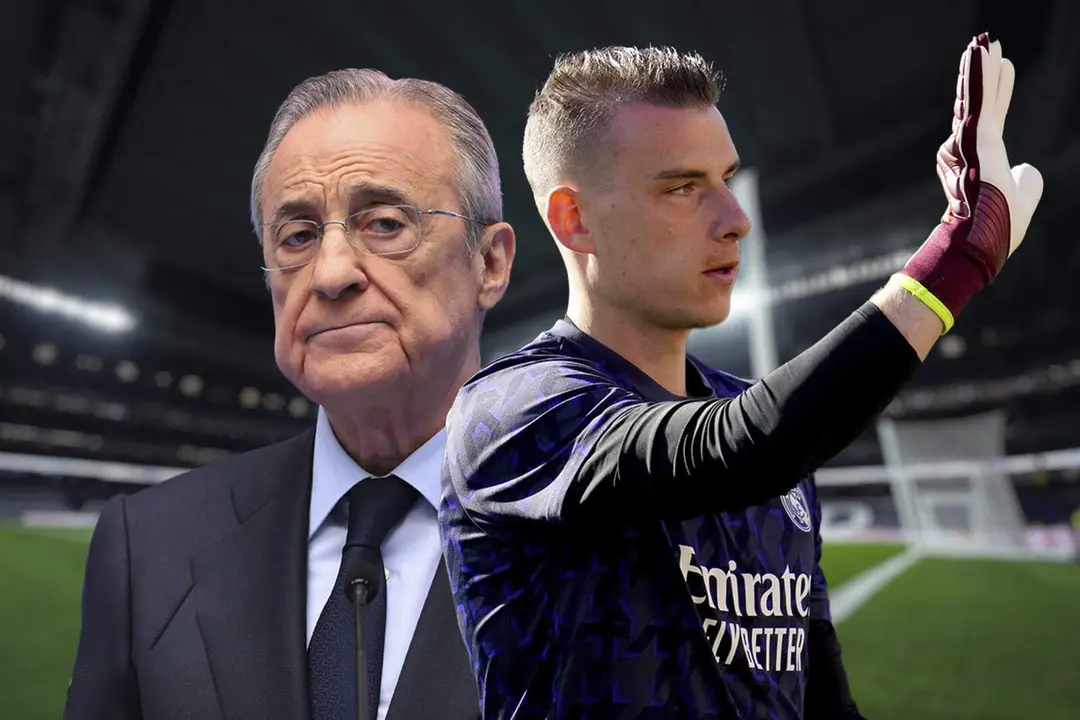 Florentino ya sabe que Lunin se queda en el Real Madrid