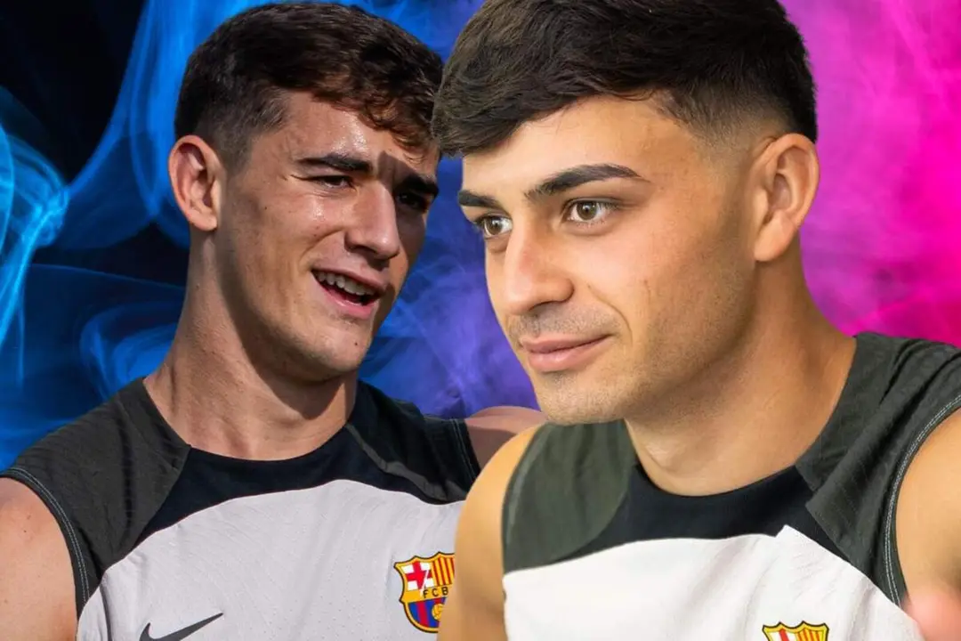 Pedri y Gavi, amigos de Baena