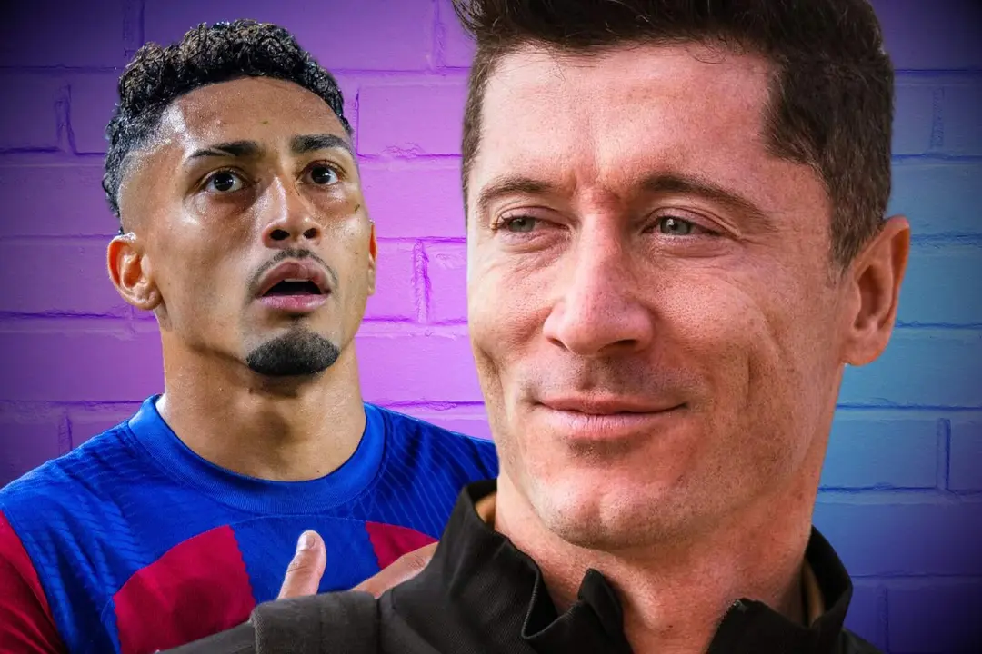 Lewandowski y Raphinha lo saben