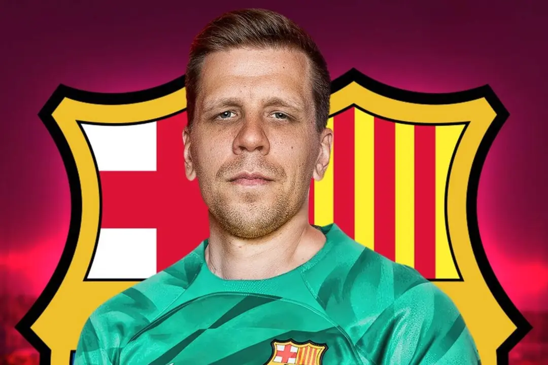 Szczesny con la camiseta del FC Barcelona | Foto: Getty Images, Madrid-Barcelona