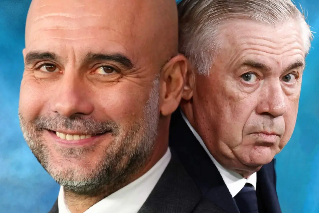 Pep Guardiola toma nota de las palabras de Ancelotti