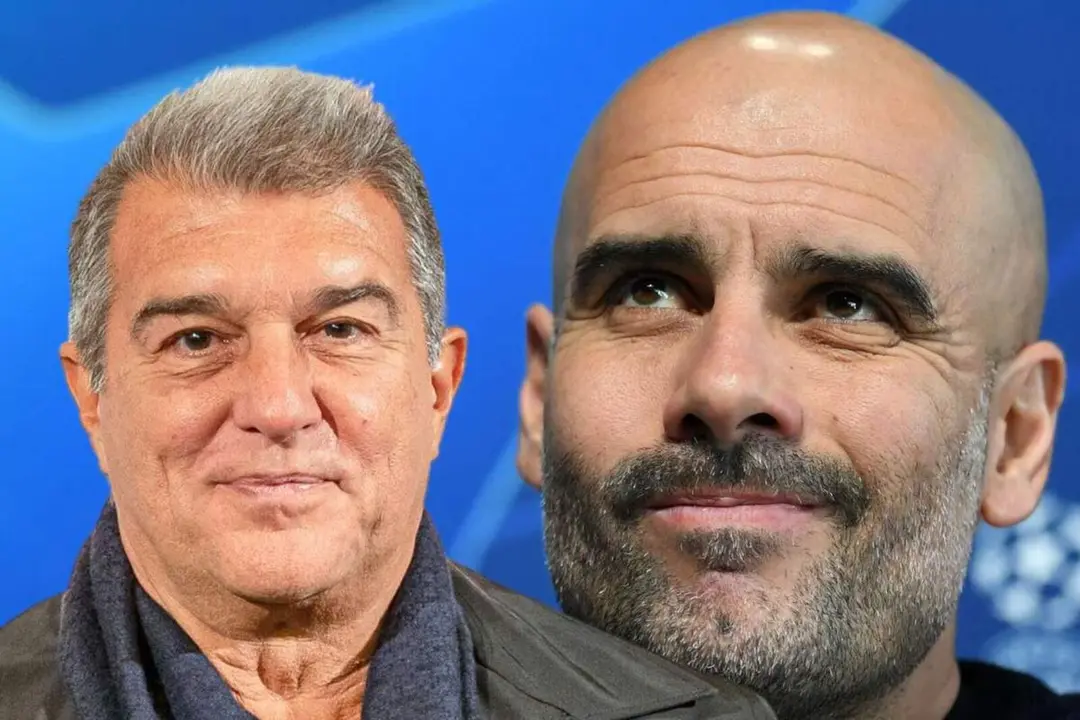 El trato de Laporta con Pep Guardiola