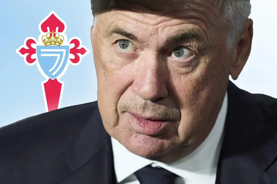 Carlo Ancelotti da la sorpresa contra el Celta