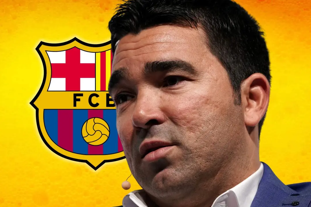 Deco ya en contacto con el futbolista