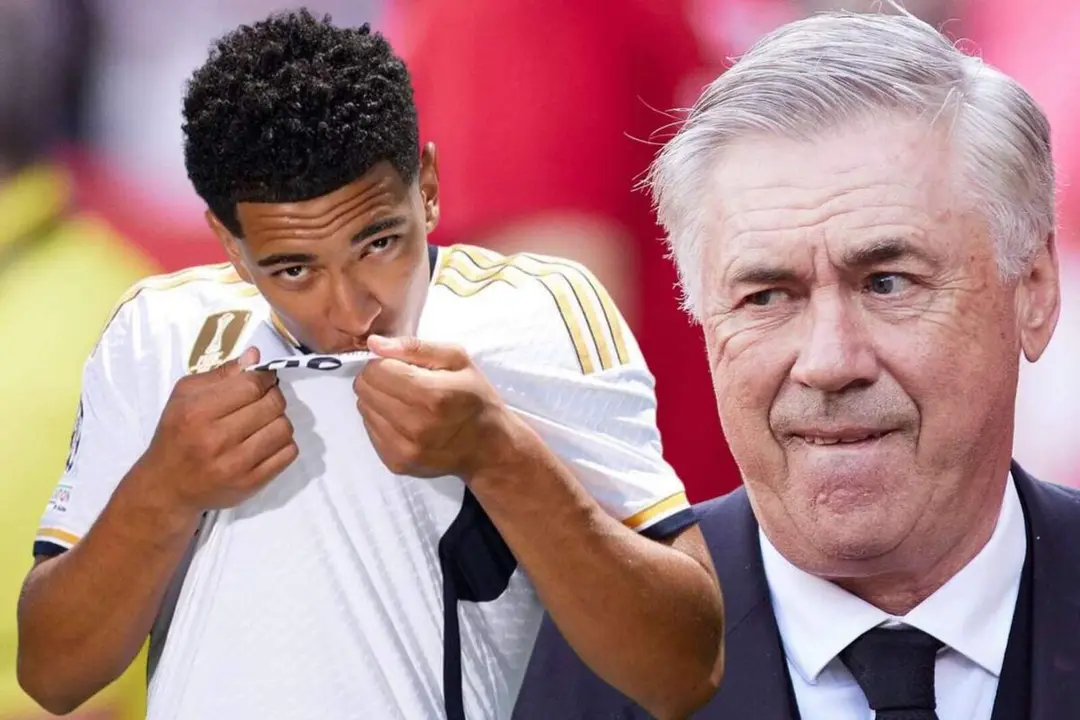 Ancelotti le da un premio a Bellingham