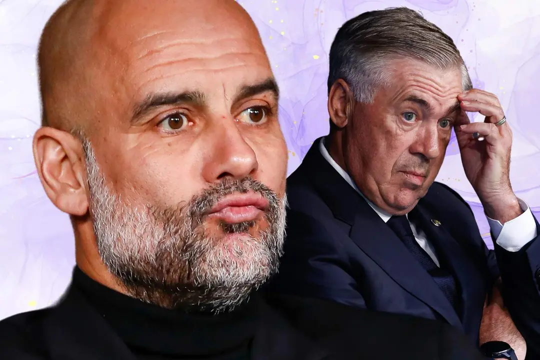 Pep Guardiola y Carlo Ancelotti
