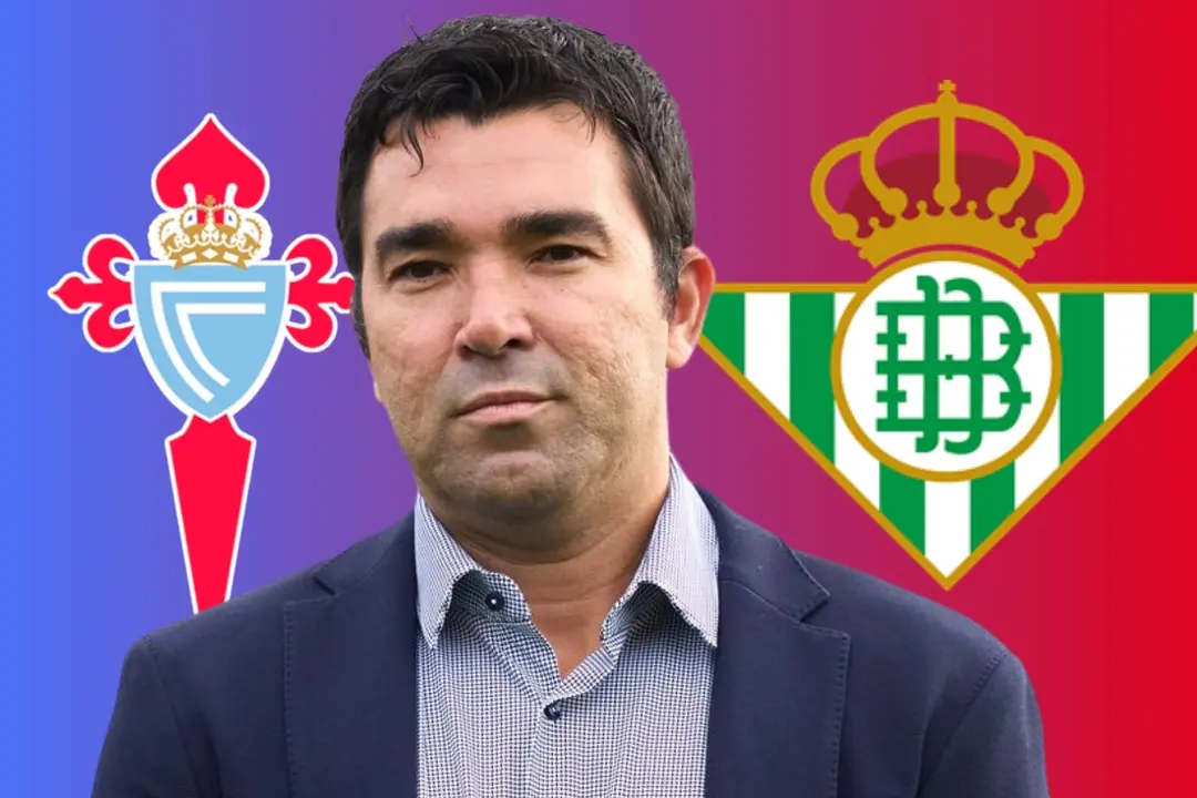 Deco con los escudos de Celta y Betis