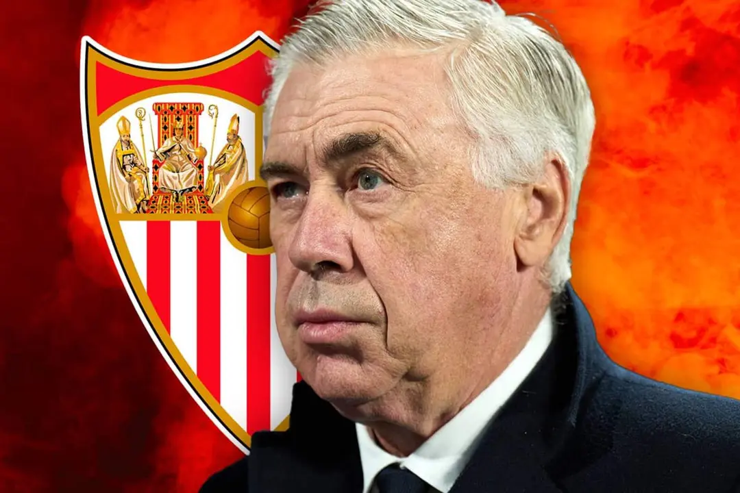 Carlo Ancelotti da la sorpresa en el partido contra el Sevilla