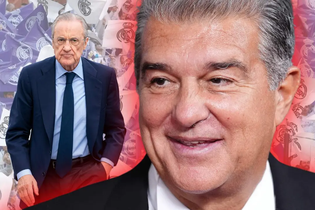 Laporta se acord&oacute; de Florentino en Colonia