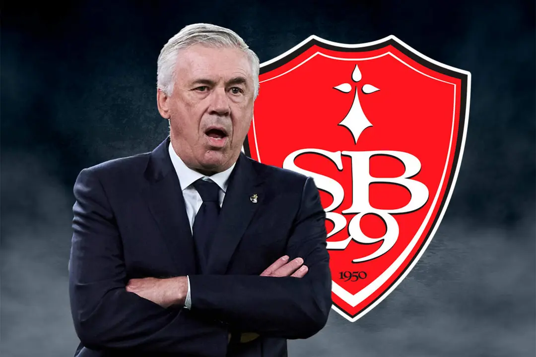 Carlo Ancelotti, decidido contra el Brest