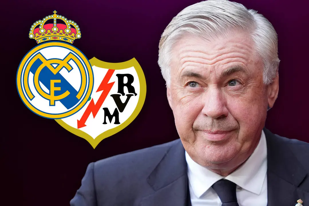 Carlo Ancelotti, decidido en el Real Madrid-Rayo Vallecano