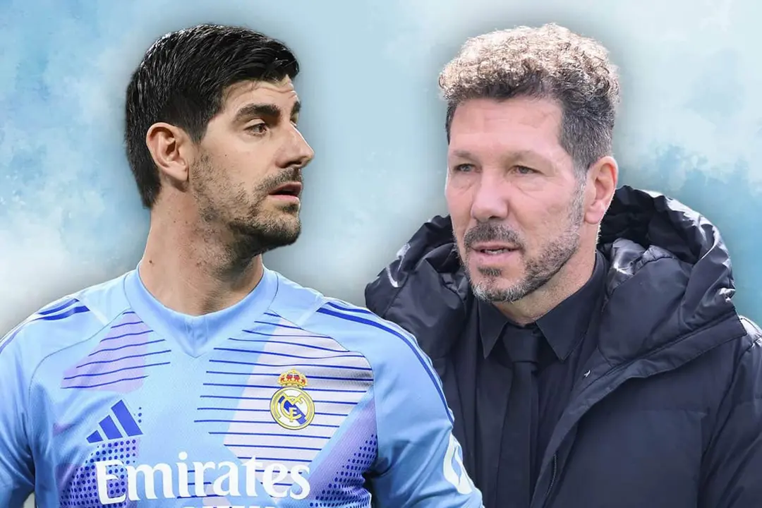 Thibaut Courtois responde a Simeone