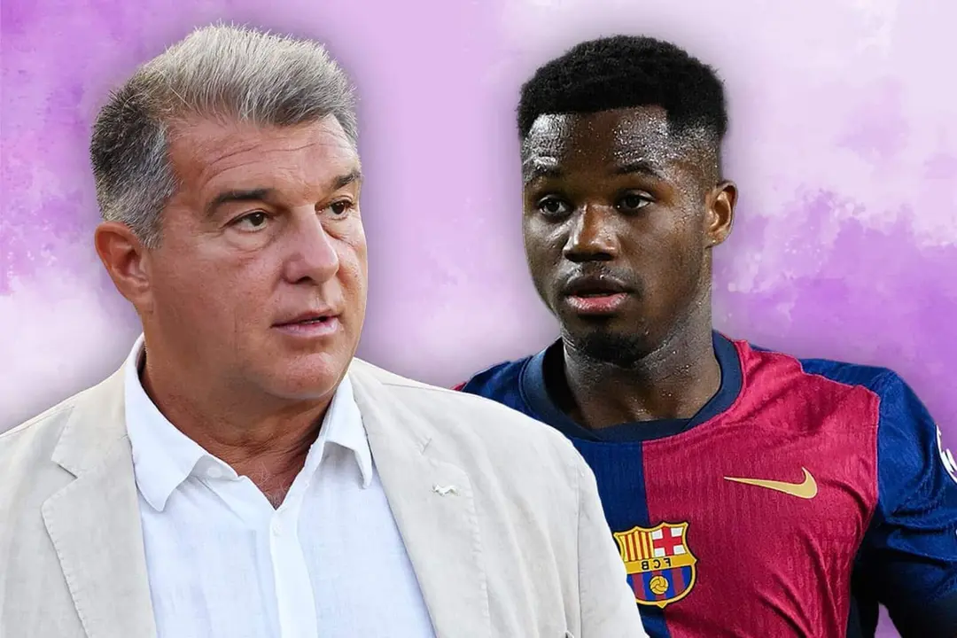 Joan Laporta habla claro con Ansu Fati