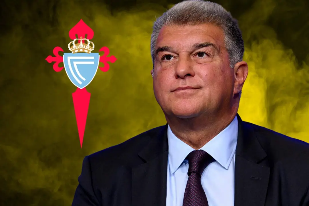 Joan Laporta y el fichaje del futbolista del Celta
