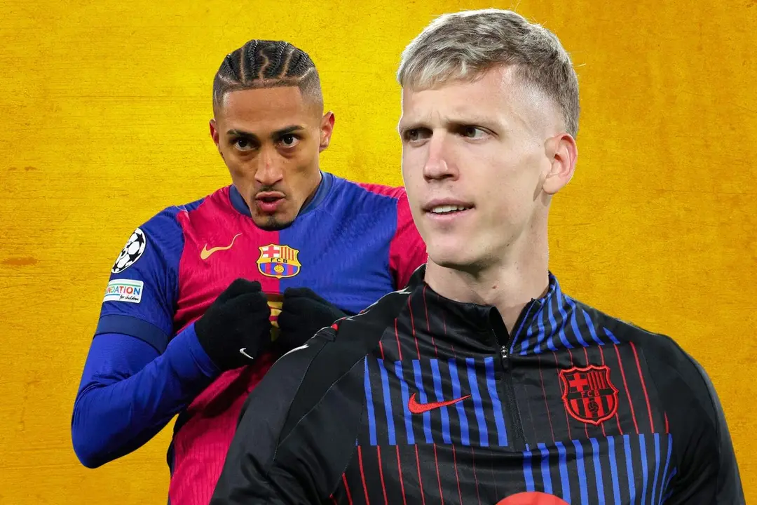 Dani Olmo se lo dice a Raphinha