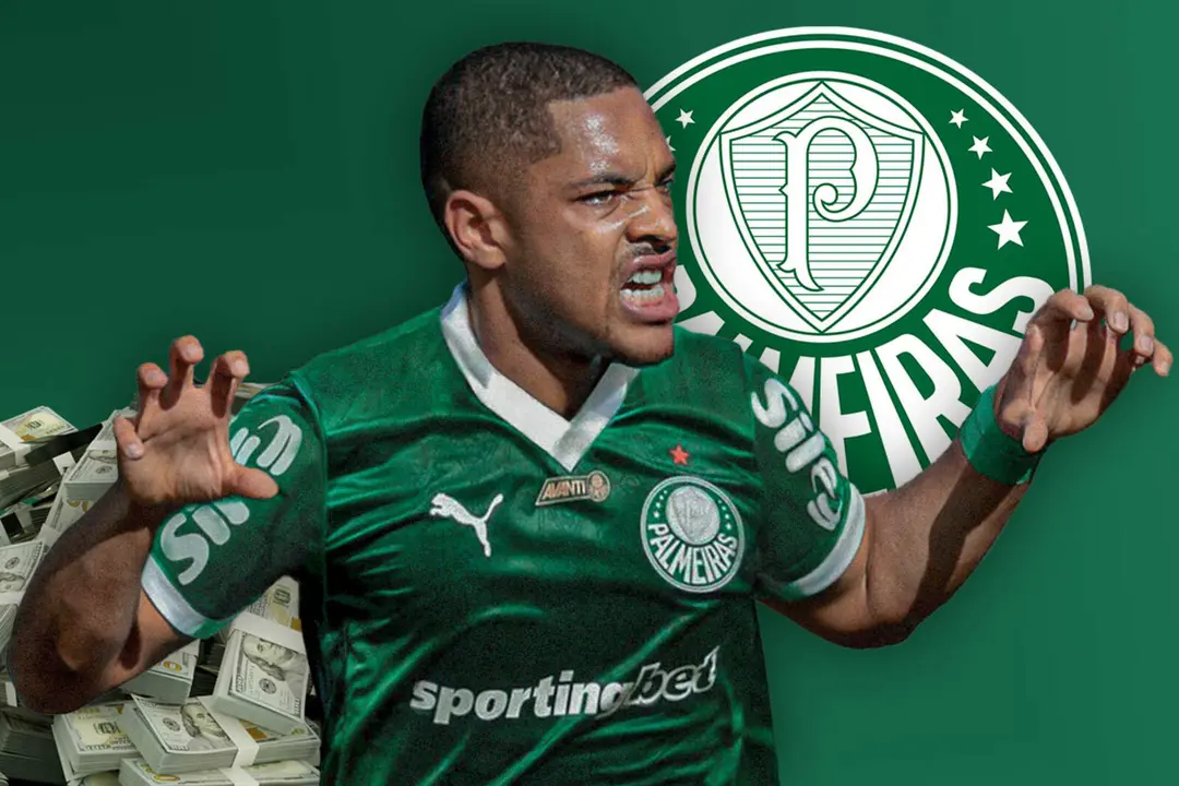Vitor Roque no acaba de brillar en el Palmeiras
