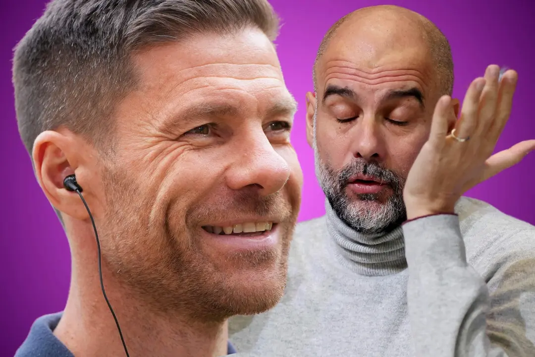 Xabi Alonso y Pep Guardiola