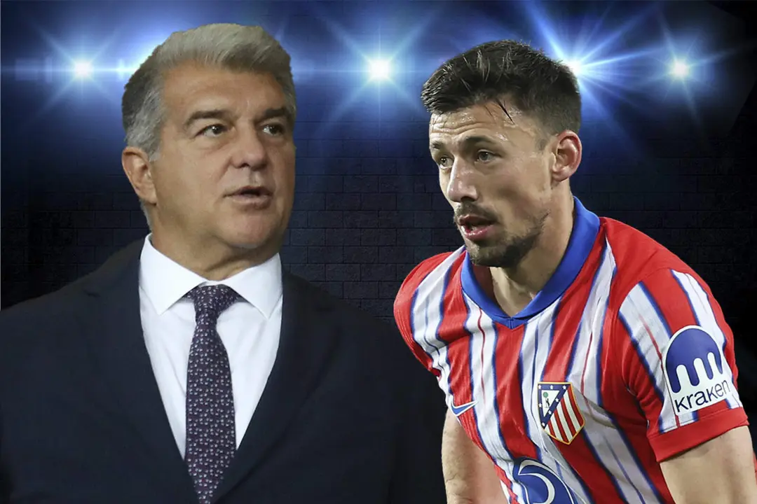 Joan Laporta, al lado Lenglet