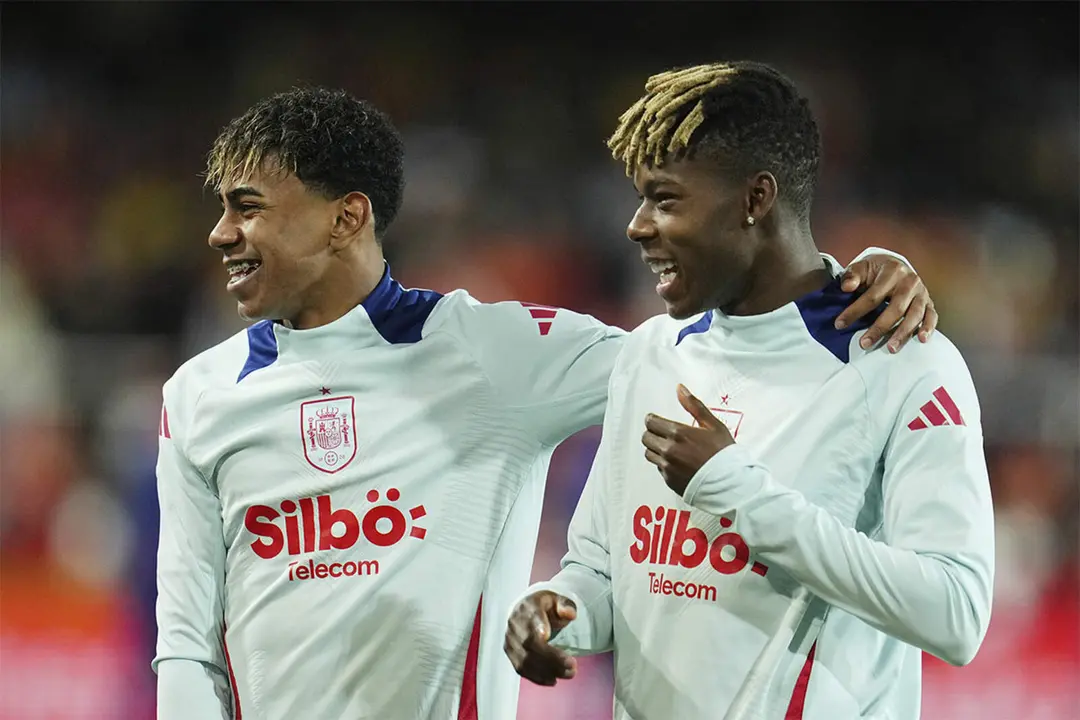 Lamine Yamal quiere compartir vestuario con Nico Williams