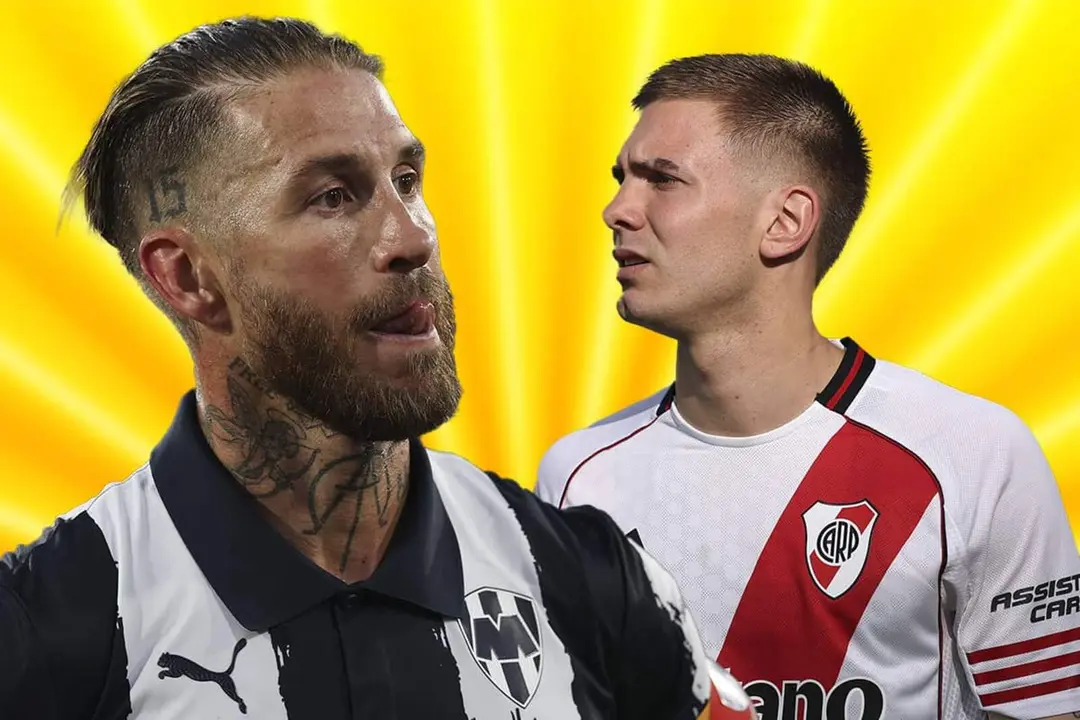 Sergio Ramos mantuvo una charla con Franco Mastantuono