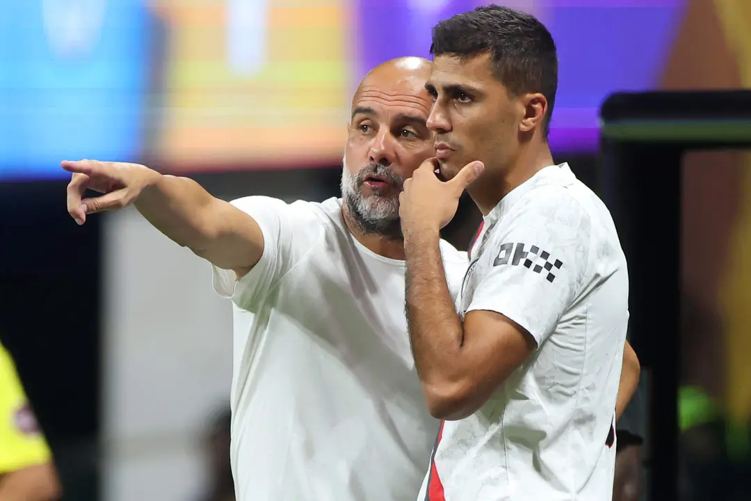 Pep Guardiola da v&iacute;a libre a la salida de Rodri | Getty Images