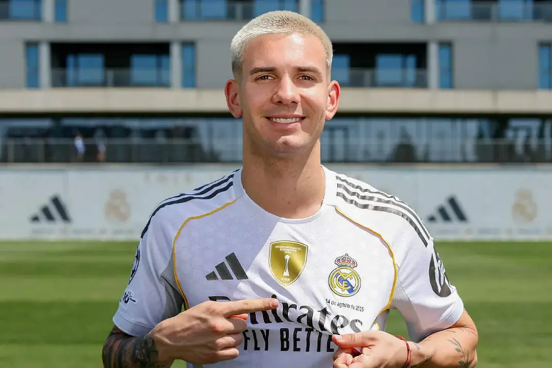 Franco Mastantuono, presentado con el Real Madrid