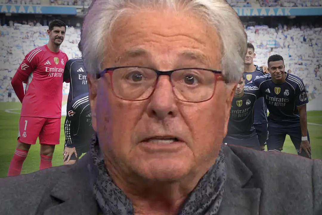 Jorge D'Alessandro frente a la plantilla del Real Madrid