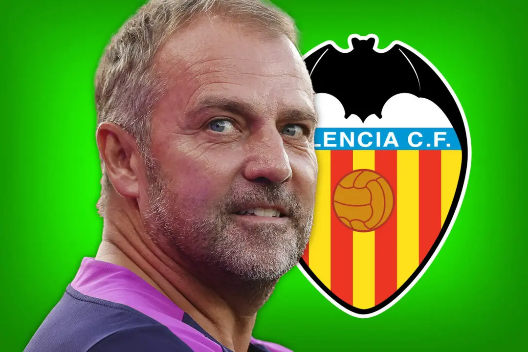 Hansi Flick, feliz tras vencer al Valencia