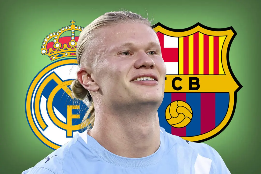 Erling Haaland elige entre Real Madrid y FC Barcelona