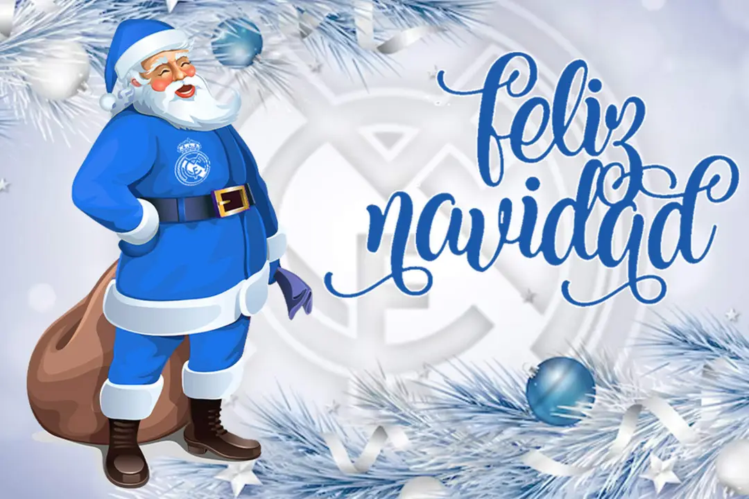Madrid-Barcelona desea a los seguidores madridistas una feliz Navidad blanca