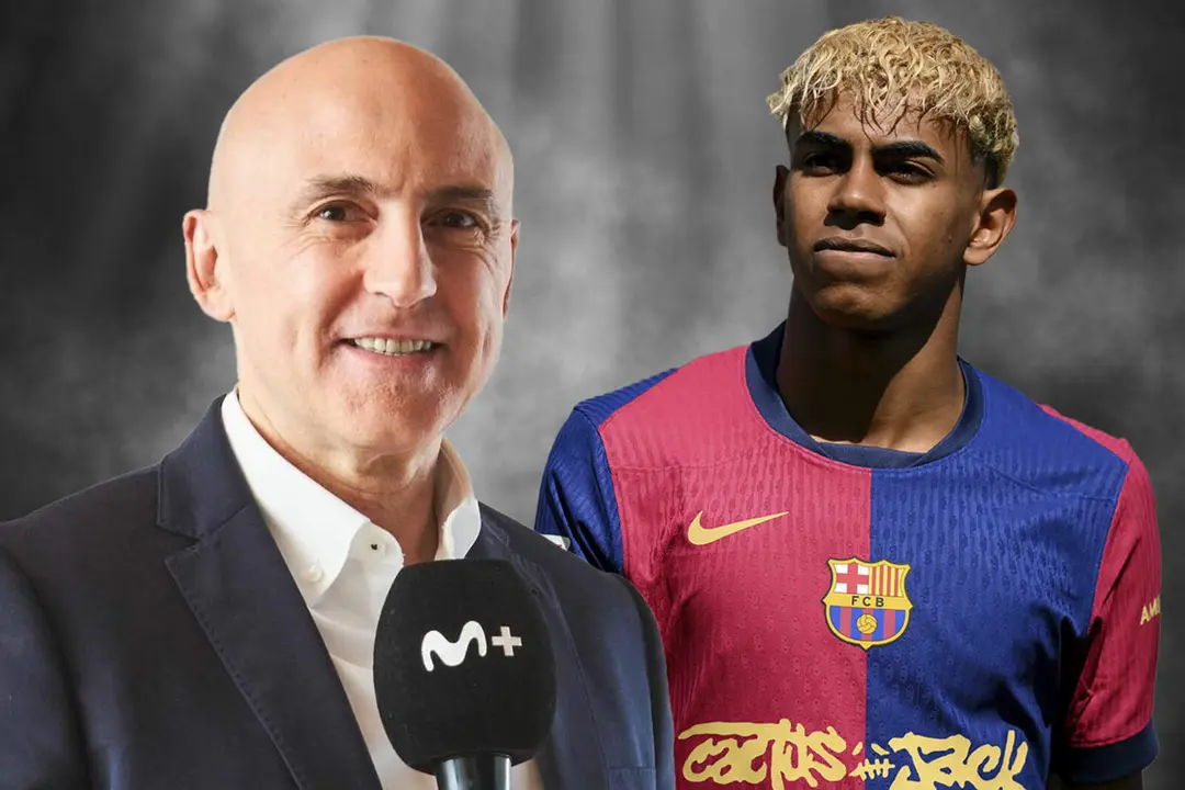 Julio Maldini junto a Lamine Yamal.