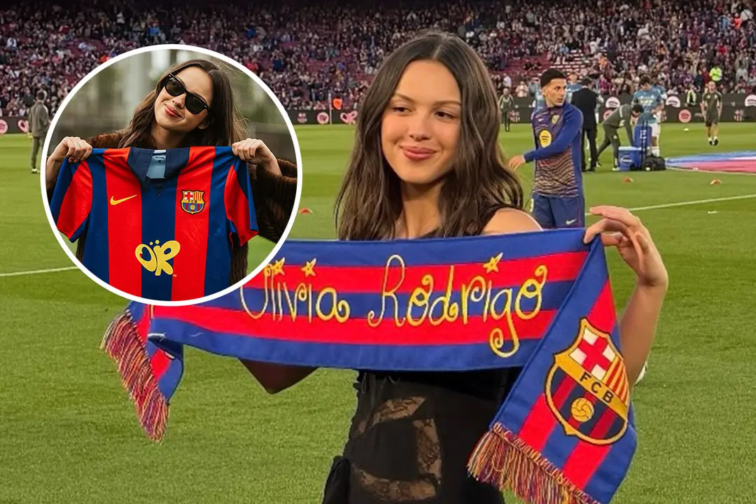 Olivia Rodrigo disfrut&oacute; con el FC Barcelona | Spotify, Madrid-Barcelona