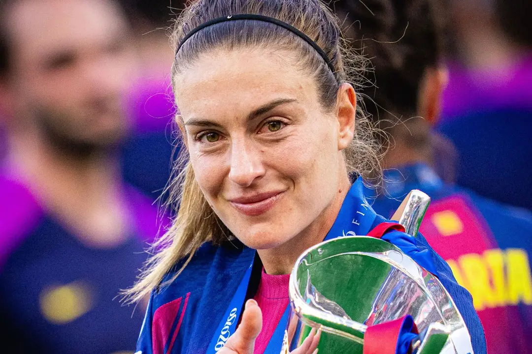 Alexia Putellas con su &uacute;ltima Champions League con el FC Barcelona | German Parga (FC Barcelona)