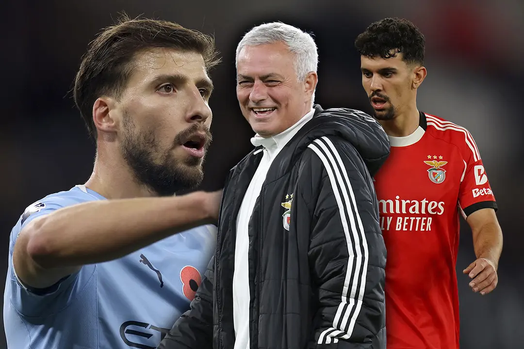 Mourinho est&aacute; llamando, sondeando, preguntando por R&uacute;ben Dias del City y Tom&aacute;s Ara&uacute;jo del Benfica | Foto: Getty Images, Madrid-Barcelona
