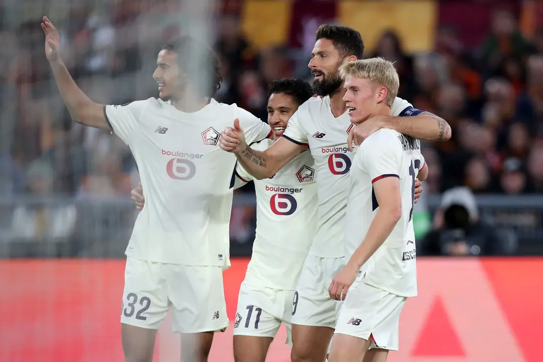 Olivier Giroud, futbolista y compa&ntilde;ero de Ayyoub Bouaddi en el Lille: "Jugar&aacute; en el Real Madrid el pr&oacute;ximo a&ntilde;o" | Foto: Getty Images