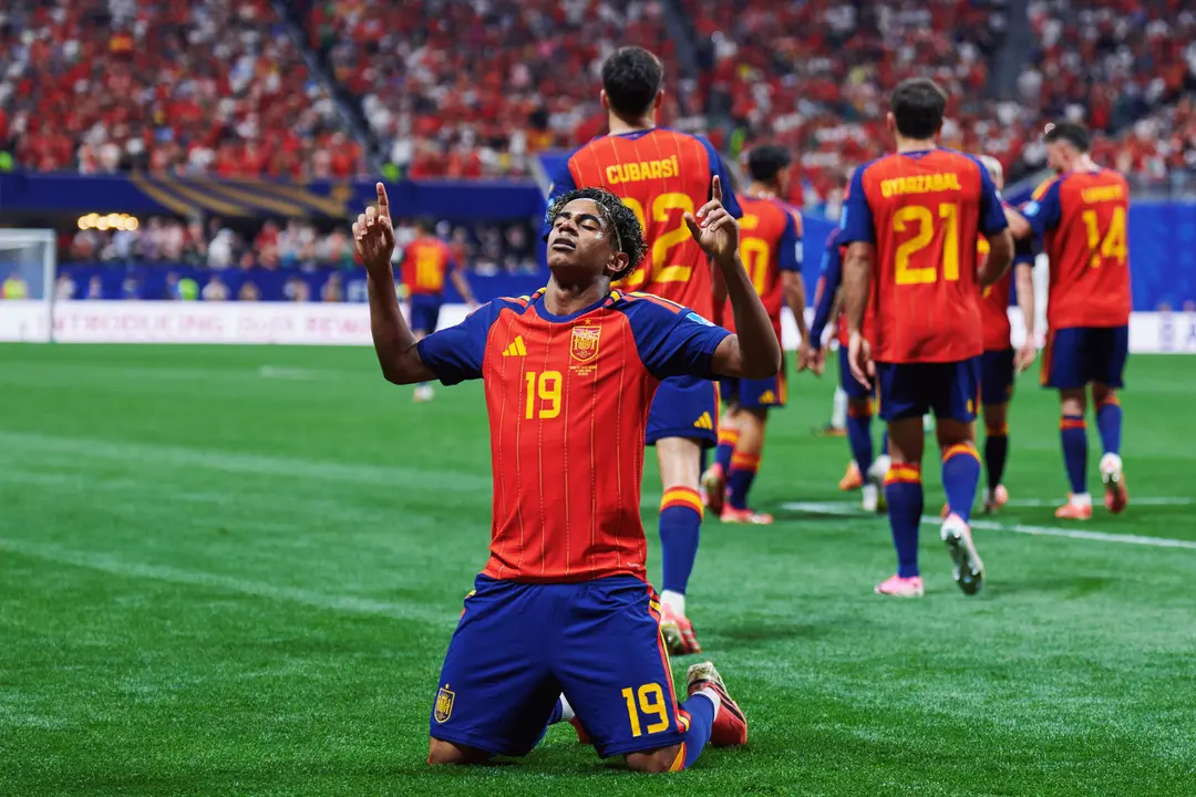 Lamine Yamal marc&oacute; su primer gol en un mundial