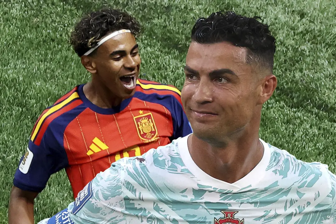 Lamine Yamal amenaza la &uacute;ltima oportunidad de ganar un Mundial de Cristiano Ronaldo | Foto: Getty Images, Madrid-Barcelona