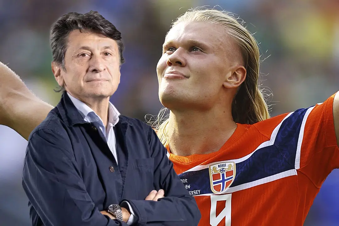 Jos&eacute; F&eacute;lix D&iacute;az junto a Haaland | Foto: Getty Images, Madrid-Barcelona