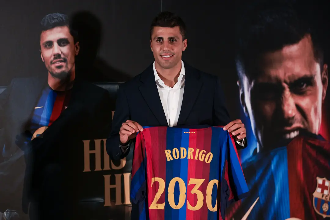 Rodri es nuevo jugador del FC Barcelona.