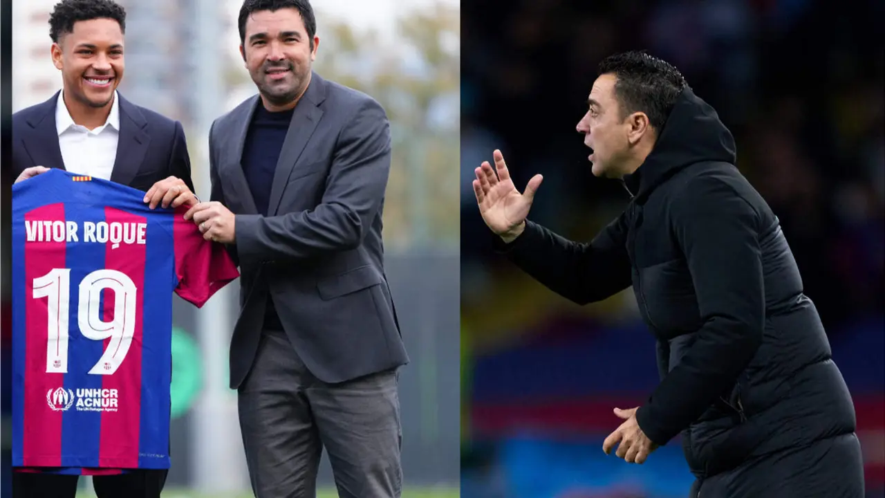 Vitor Roque es la manzana de la discordia que separa a Xavi de Deco