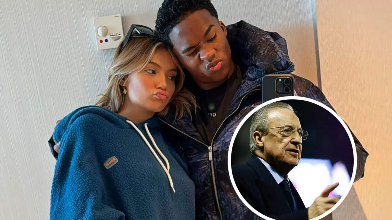 Florentino ha quedado sorprendido con el contrato de pareja de Endrick y Gabriely Miranda