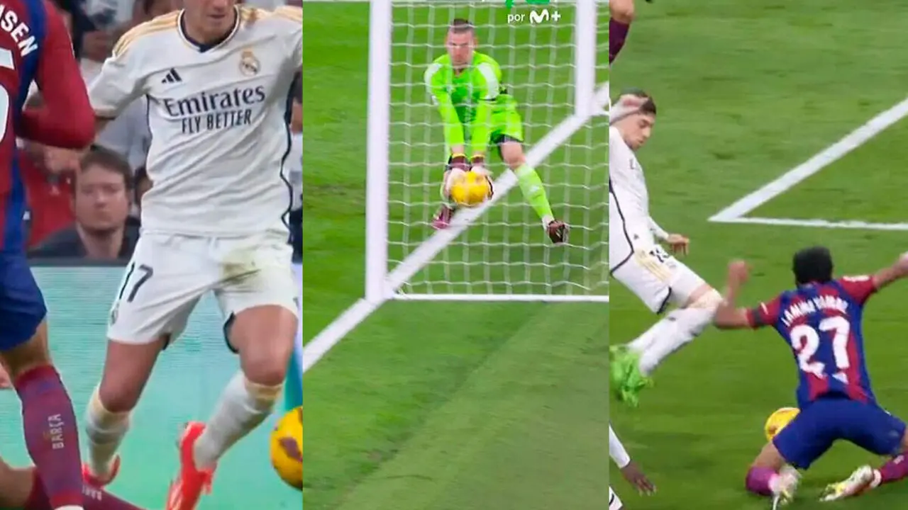 Todas las acciones grises cayeron del lado del Real Madrid