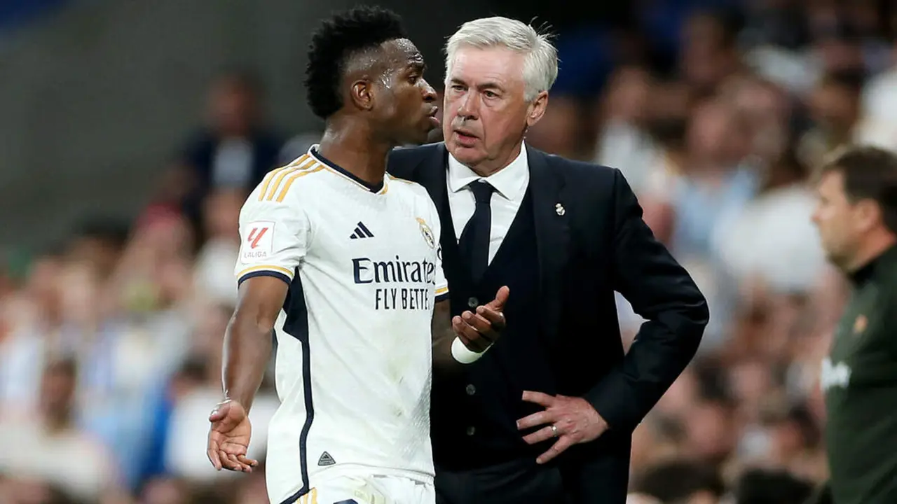 Ancelotti tuvo que explicarle a Vinicius los motivos de su cambio